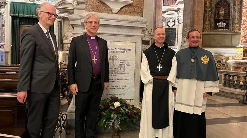 Den nest siste erkebiskop i Nidaros, Erik Valkendorf, heidra i Roma