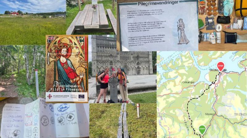 En pilegrimsvandring: Ungdomsrådgiver Christina Ludvigsen på middelalderens veg til Nidaros