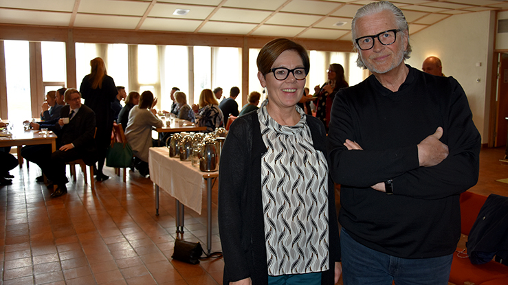 Anita Brevik og Iver Kleive delte rundhåndet med faglige erfaringer til kantorer og kirkemusikere i Nidaros. (Alle foto: Magne Vik Bjørkøy)