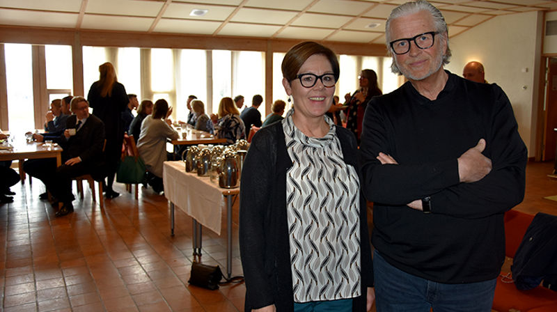 Anita Brevik og Iver Kleive delte rundhåndet med faglige erfaringer til kantorer og kirkemusikere i Nidaros. (Alle foto: Magne Vik Bjørkøy)