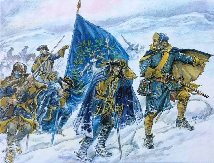 Krigshandlingene i 1718 tok mange liv. Men den svenske hærens tilbaketog ble også en humanitær katastrofe, der mange soldater mistet livet i uvær og kulde. 