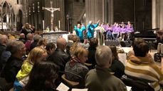 Sangen runget i domkirken under årets Høsttakkefest. (Alle foto: Aud Kristin Saltvik Aasen)