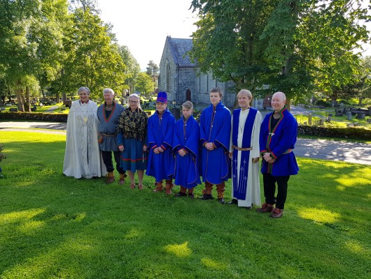 Biskop Herborg besøkte sørsamisk konfirmasjonsleir