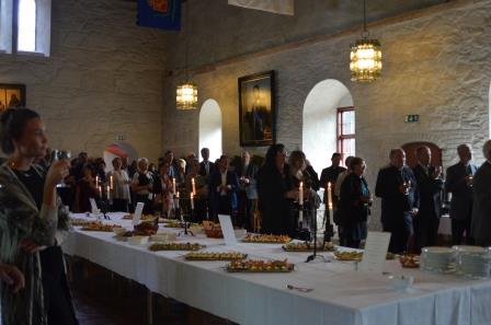 fra mottagelsen i Herresalen