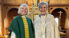 Ny prost i Trondheim, Bodil Slørdal, sammen med biskop Herborg Finnset