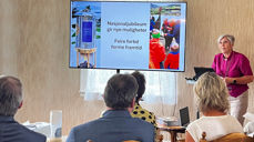 En engasjert biskop møtte representanter for myndigheter, kulturliv og kirke i Verdal prestegård. (Foto: Gunn Frisk Mogseth Skrove)