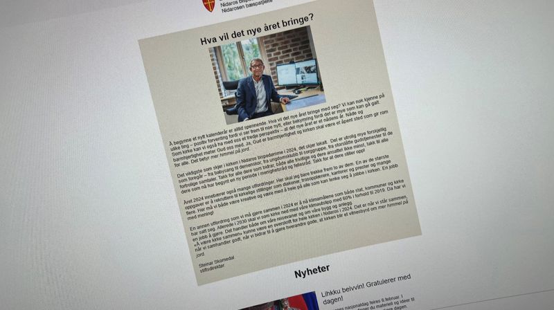 Nyhetsbrev fra Nidaros bispedømme- har du meldt deg på?