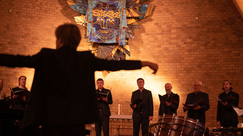 Fra Dype åndedrag i Jar kirke, 2022. Foto: Den norske kirke