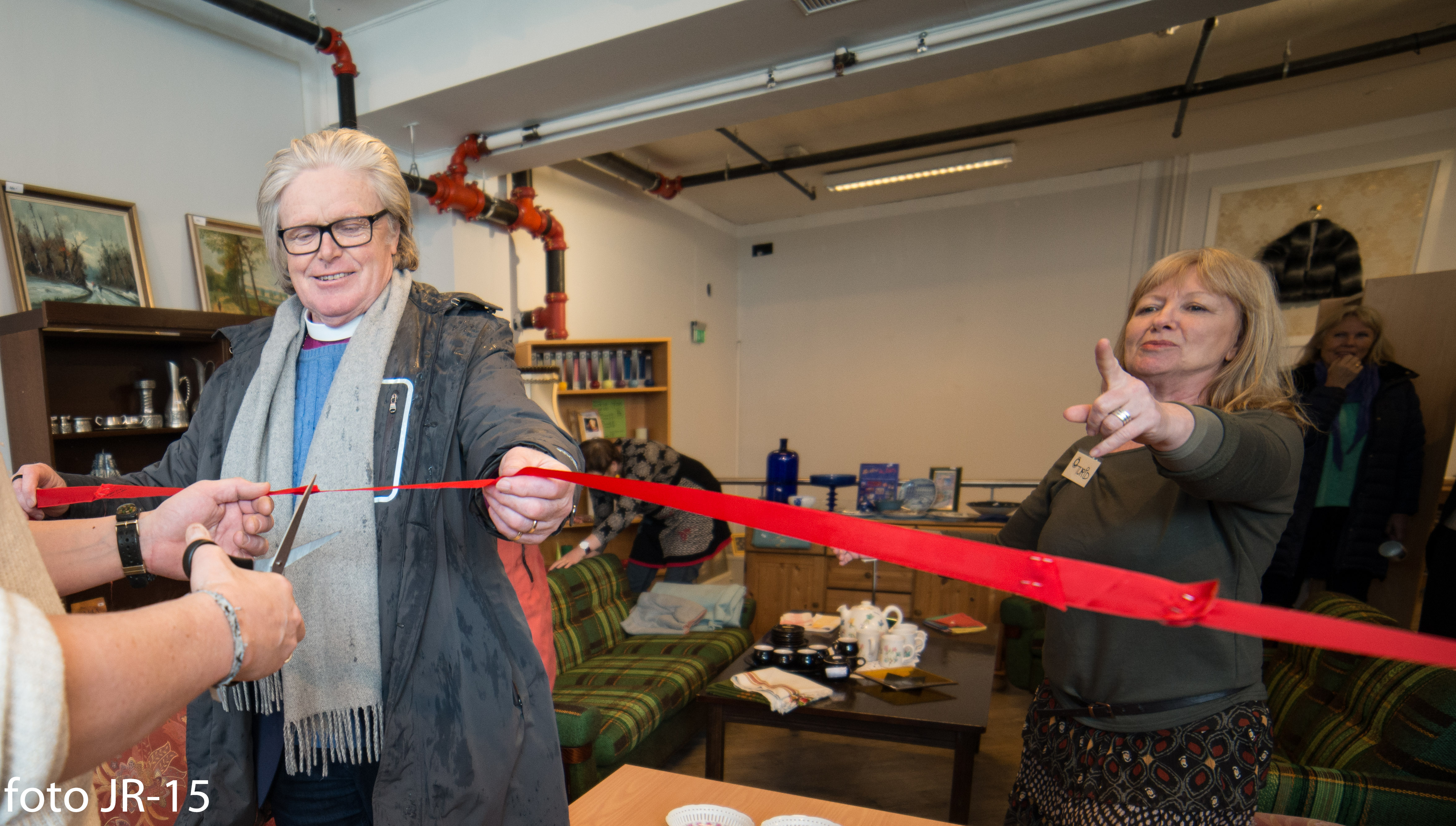 Gjennomført åpning av gjenbruksbutikk