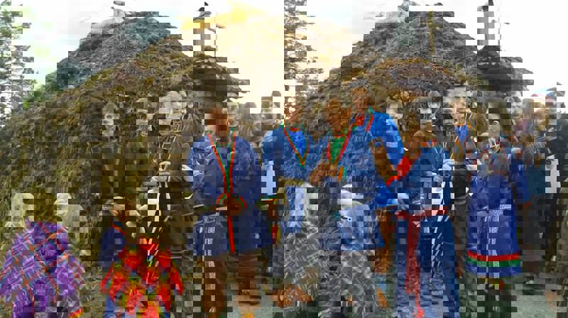 Kirkegammen i Tysfjord ble åpnet i august 2015. Foto: Brita Bye