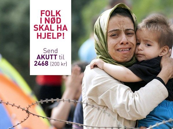 Flyktningkrisen angår oss - offerappell til alle menigheter fra Kirkens Nødhjelp