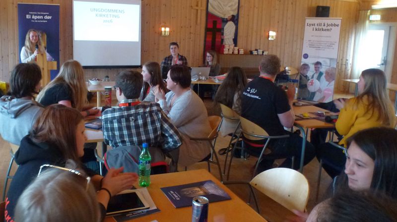 På tinget blir ungdommens stemmer hørt i kirka!