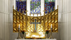 Altertavlen i Bodø domkirke.