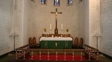 Svolvær kirke. Foto: Kirkebyggdatabasen kirkesøk.no