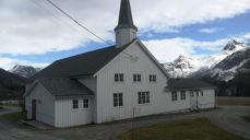 Tjongsfjord kirke. Foto: Brigt S. Skeie