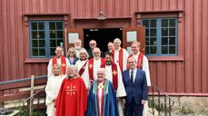 Monica Østeig ble den siste som ble ordinert av biskop Ann-Helen.