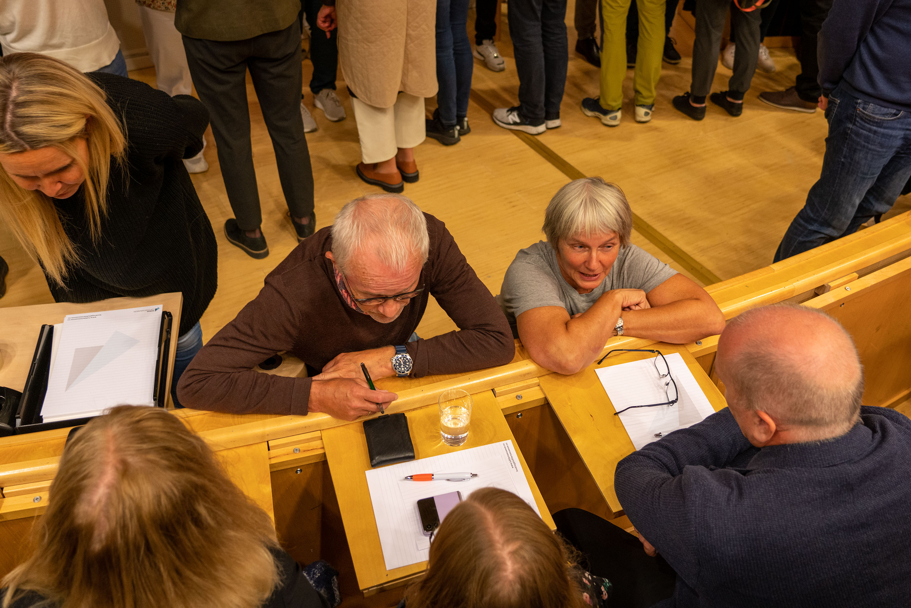 Fra samrådsmøte om kirkelig organisering i august 2022, på Luftfartsmuseet i Bodø. Foto: Sør-Hålogaland bispedømme