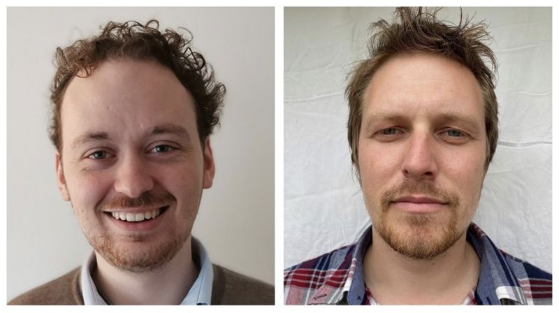 Aksel Johan Lund (t.v.) og Vidar Søyland Pettersen.