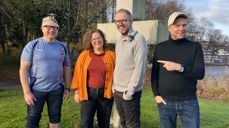 F.v.: Øyvind Skjefrås Alsaker, Lina Håland, Torstein Eidem Nordal og Rune Bjerga.