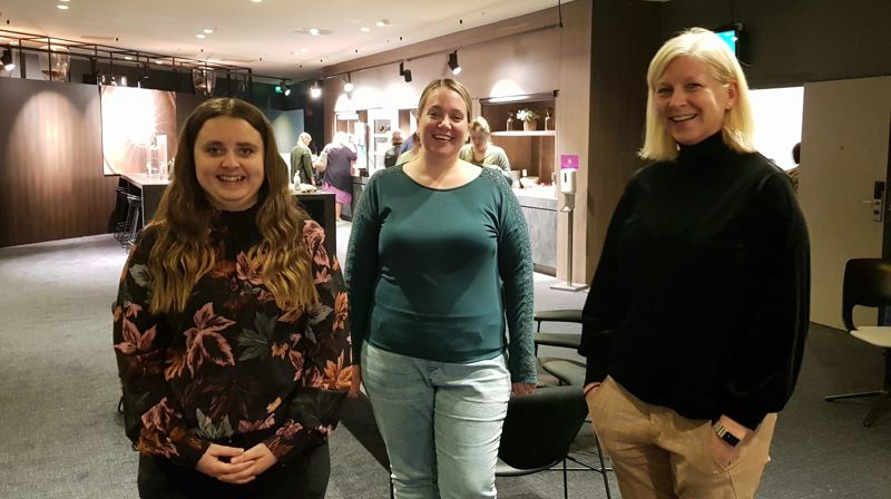 – Når vi treffes slik som dette, oppdager vi at vi er mange som holder på med det samme og ikke bare oss i lille Egersund, sa Beate Koldal, Stine Wium Jakobsen og Astri S. Haug fra Eigersund kirkelige fellesråd.