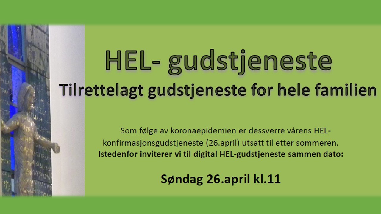 Velkommen til HEL-gudstjeneste