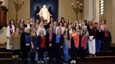 Deltakerne på nettverkssamlingen i St. Petri kirke i Stavanger.