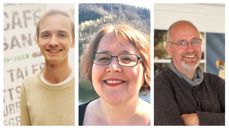 Andreas Lunde, Bjørg Berge-Øvrebø og Leif Wikøren Nilsen.