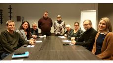 Gjengen fra Dalane prosti ser lyst på arbeidet de skal igang med.