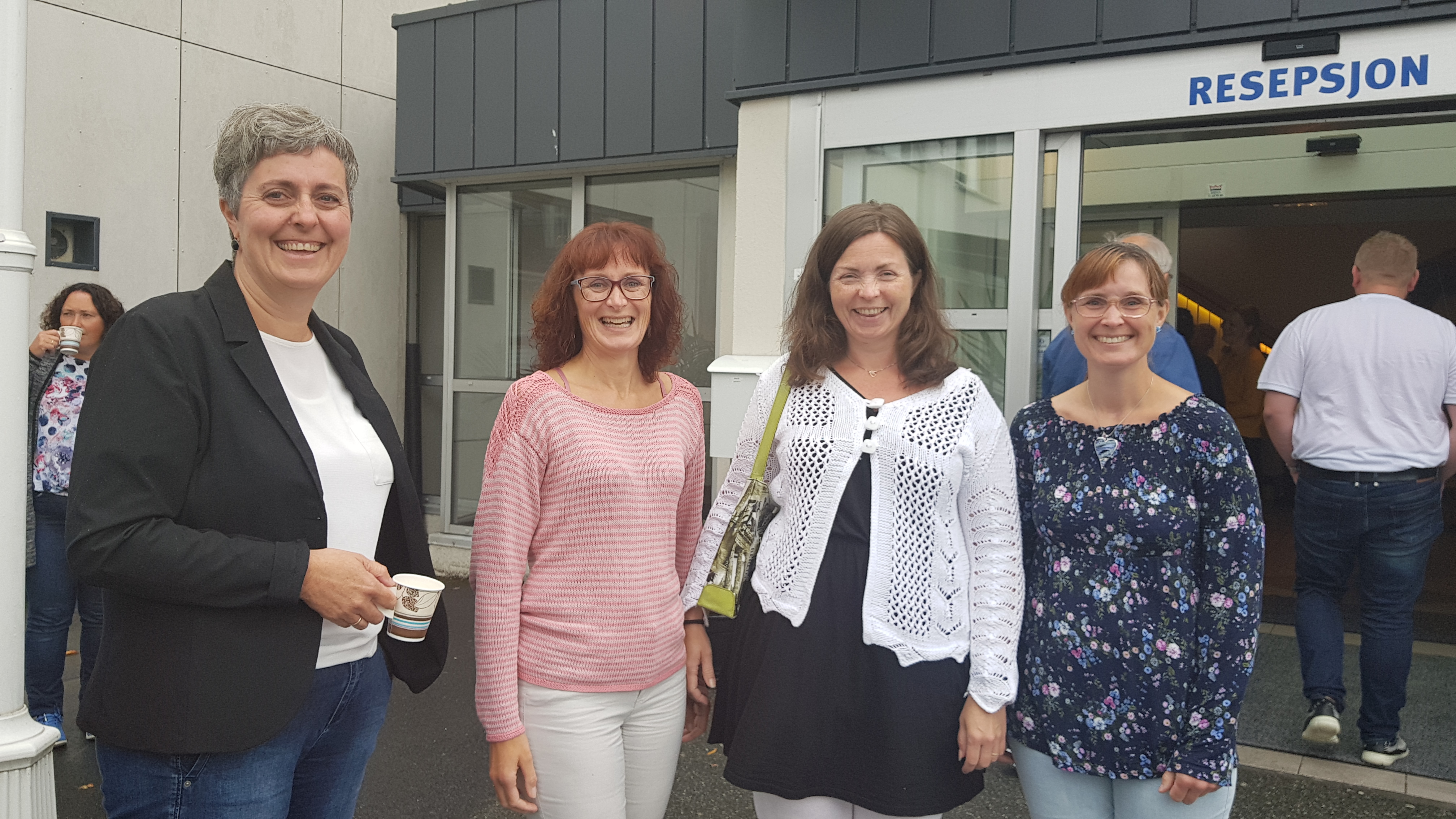 Bildetekst: F.v.: Anita Skretting, Ingfrid Time Nærland, Ragnhild Hanssen og Cathrine Eide var godt fornøyde med både faglig innhold og fellesskap på samlingen.