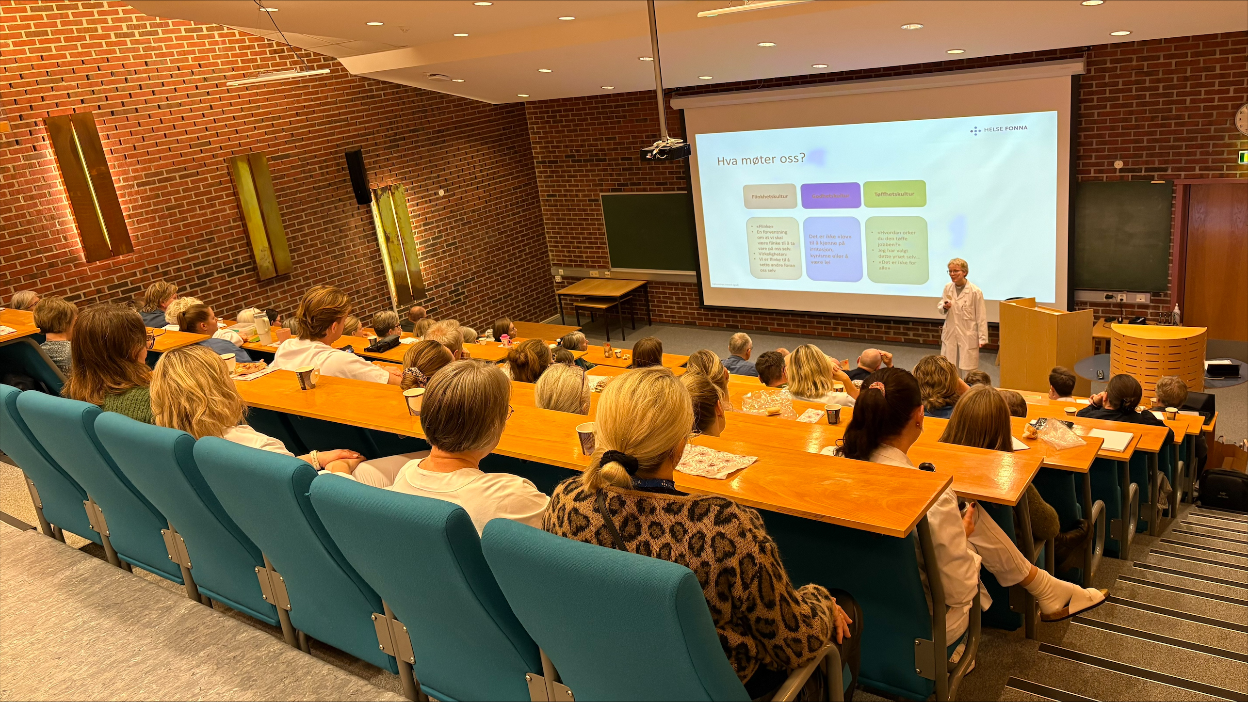 Mange var møtt opp til fagdag