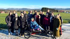 Stabene i Gand og Ganddal tok biskopen med på tur ved Vidsyn.