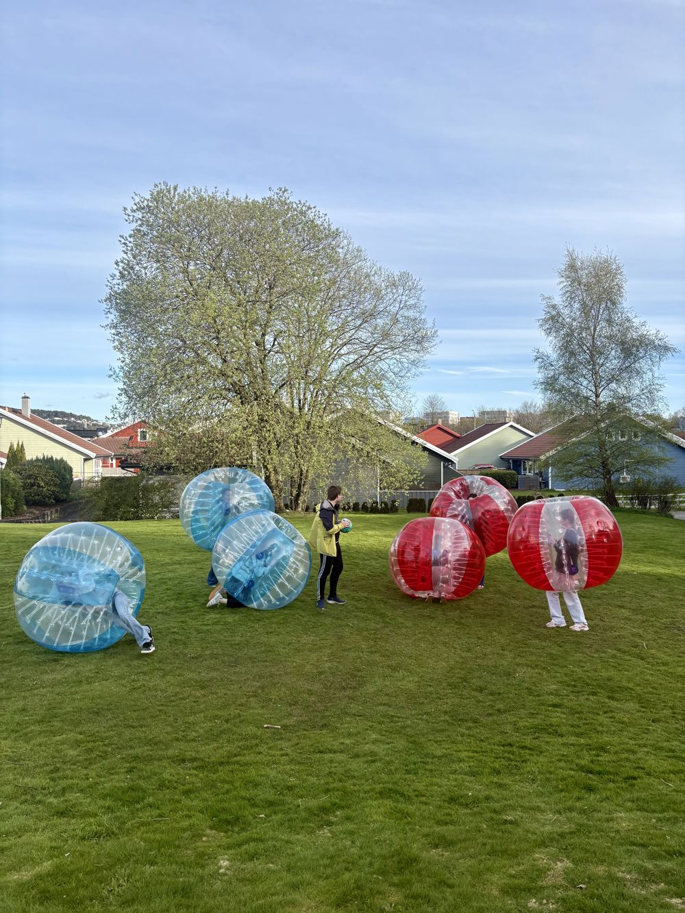 Boblefotball er en slager på Connect.