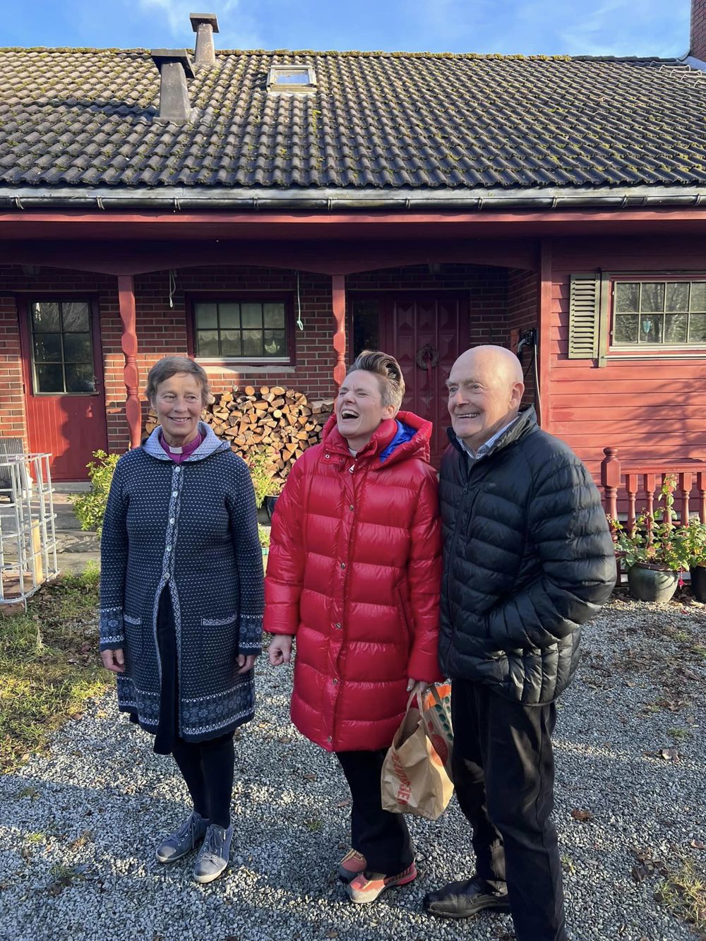 Vandringen i nærmiljøet endte hos bonden Magne Nilsen på Ullandhaug.