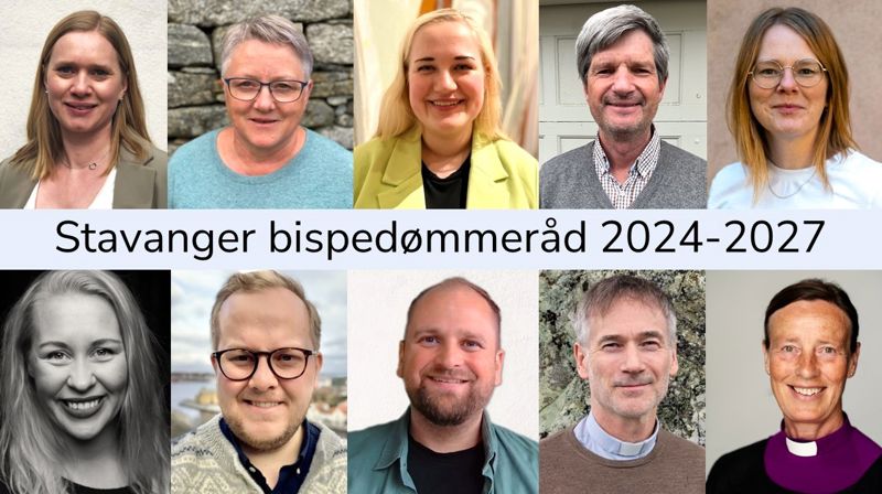 Øverst f.v.: Helene Breivik Hellerdal, Brit Nelly Ness Tveit, Therese Egebakken, Magne Hersvik, Dorrit Vignes. Nederst f.v.: Kristine Brunvathne Bjerkestrand, Eirik Faret Sakariassen, Jarle Stokka, Dag Tormod Milje og Anne Lise Ådnøy.