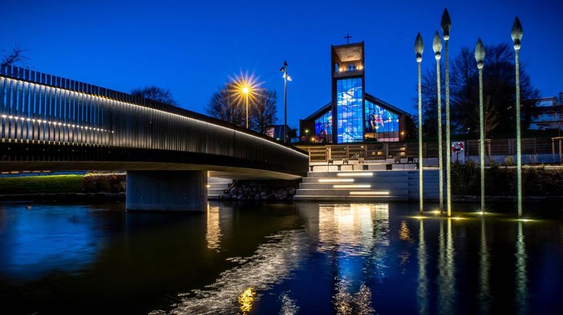 Bryne kyrkje. Foto: Ove Kvam