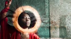 Skuespilleren Penda Faal i rollen som Maria Magdalena fronter Pasjon 2019. Foto: Stig Håvard Dirdal