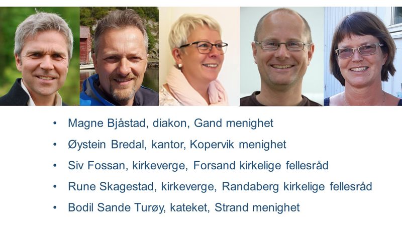 De lek kirkelig tilsatte bispedømmerådskandidatene