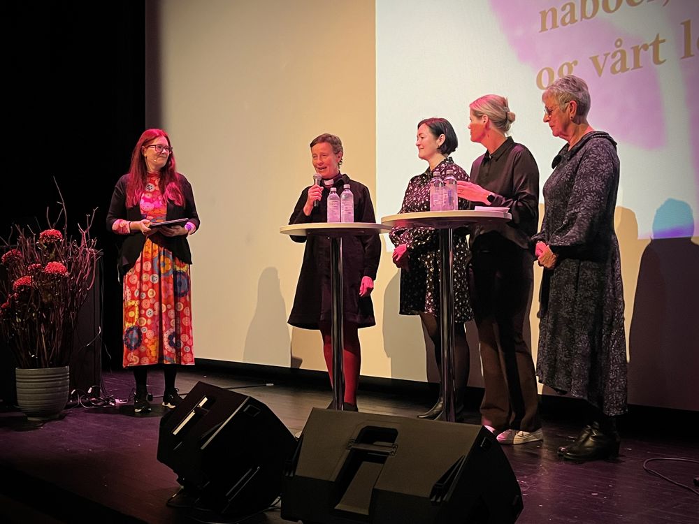 Kvinnedagsmarkering Egersund kulturhus. Paneldebatt. Foto®IvarBarane.
