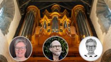 Bidragsytere på fagdagen er Karen Margrete Mestad, Henrik Ødegaard og Bodil Fagerheim. Foto av orgelet i Stavanger domkirke: Sølve Tafjord. Foto av Henrik Ødegaard: Anna Julia Granberg / Blunderbluss