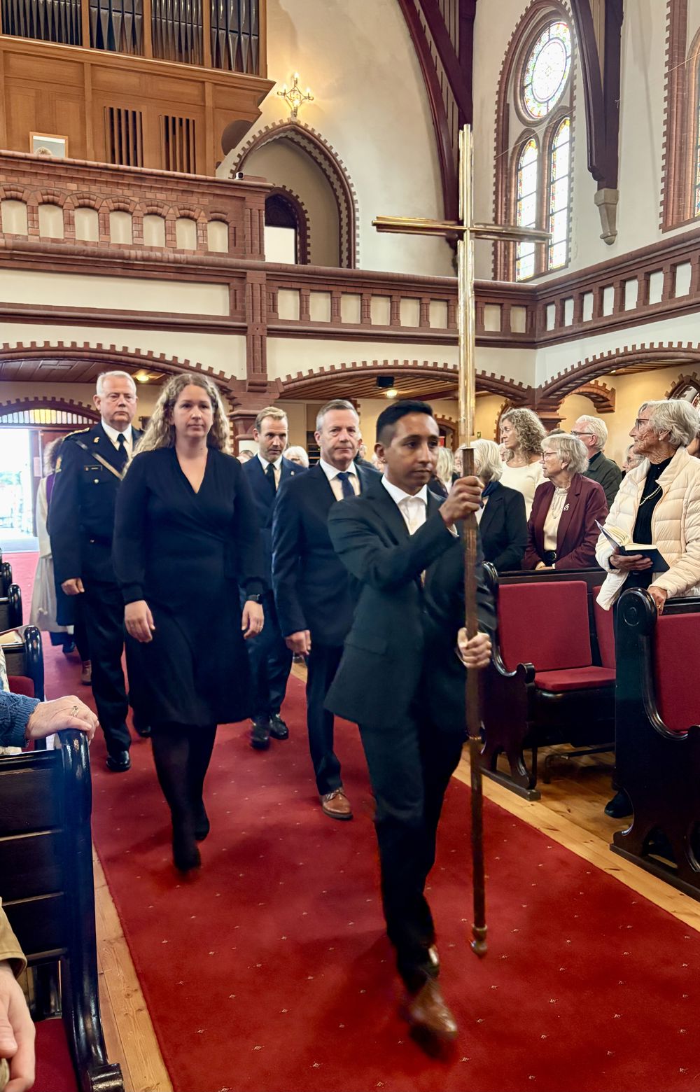 Inngangsprosesjonen i Vår Frelsers kirke.
