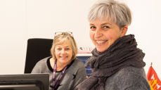 Greta Kreutz og Mari Braut er nye medarbeidere i bispedømmet.