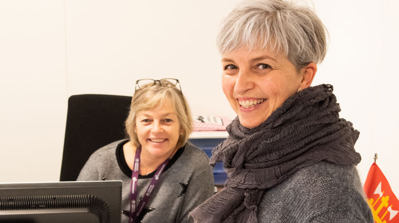 Greta Kreutz og Mari Braut er nye medarbeidere i bispedømmet.