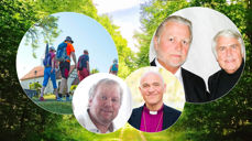 Iver Kleive og Sondre Bratland (t.h) avslutter den innholdsrike dagen med pilegrimskonsert i Borre kirke.