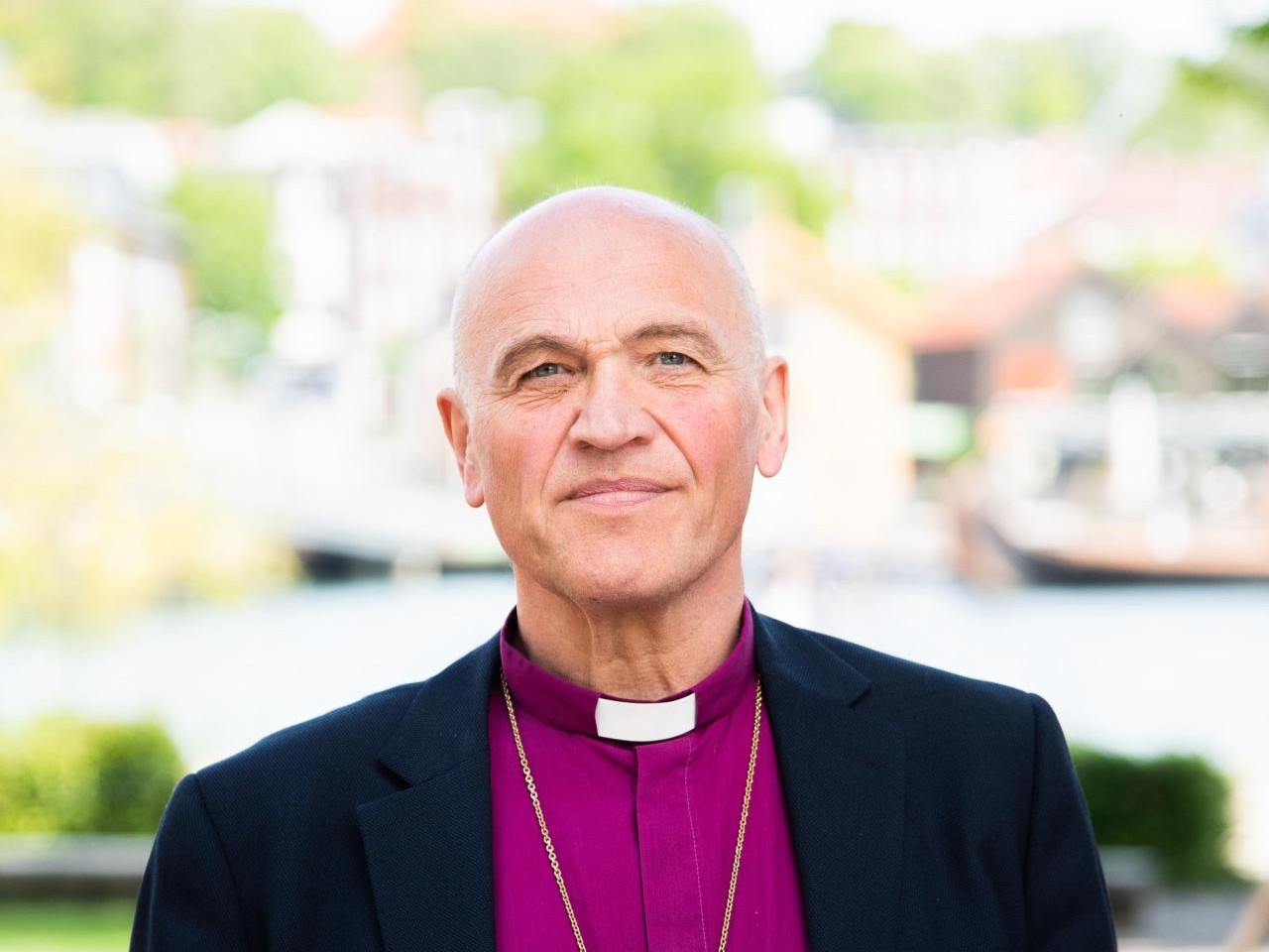 – Jeg deltar i takknemlighet over alt kong Harald har fått bety, sier Tunsberg-biskop Jan Otto Myrseth.