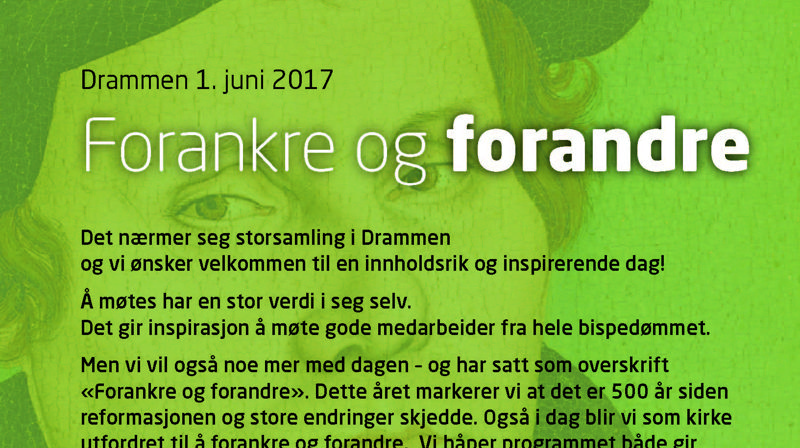 Tunsberg bispedømme vil forankre og forandre