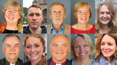 Her er det nye rådet. Øverst fra venstre: Lill-Tone Grahl Jacobsen, Morten Løberg Strand, Arild Mikkelsen, Anne Helene M. Gjone, Inga S. Dekko. Nederst fra venstre: Jo Hedberg, Heidi Nordkvelde, Biskop Jan Otto Myrseth, Linn S. Hummelvoll, Brooke Bakken.