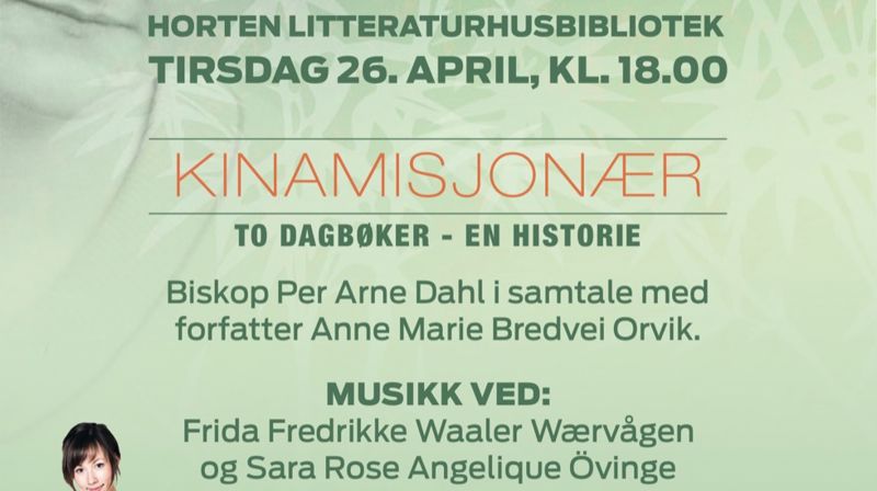 Bokbad i Horten 26. april