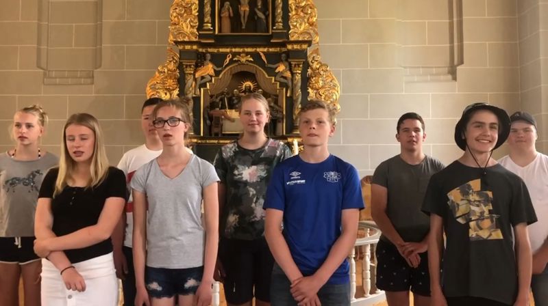 "Min salme" med konfirmantene