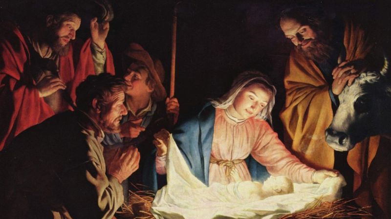 Gerard van Honthorst: Gjetarane si tilbeding