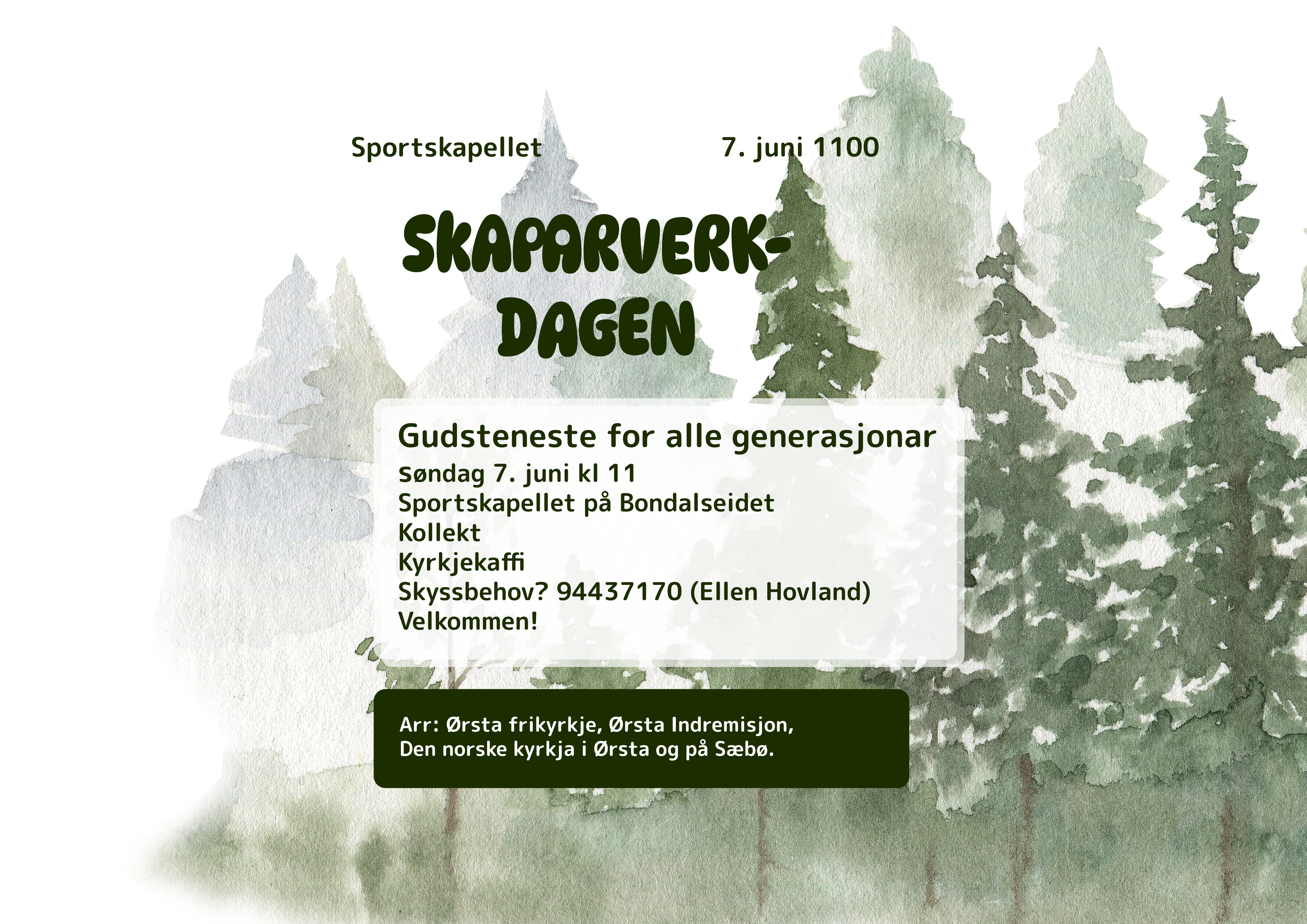 Skaparverkdagen på Bondalseidet